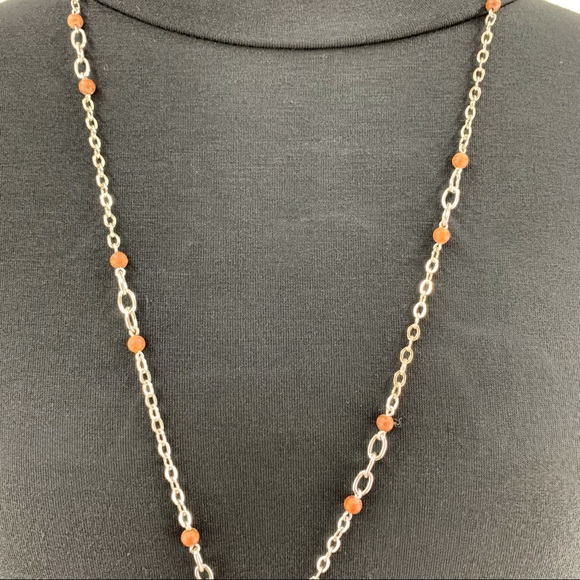 Lia Sophia Retired Ponocos Resin and Wood Bead Necklace, 33L62 - Picture 10 of 16